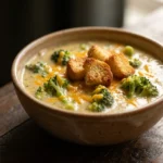 Creamy Broccoli Cheddar Soup from Scratch | Easy Homemade Broccoli Cheddar Soup