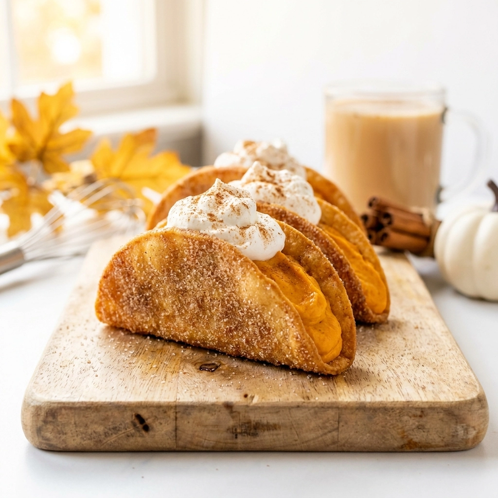 Easy Pumpkin Pie Tacos: A Fusion Fall Dessert | Creative Pumpkin Dessert Ideas