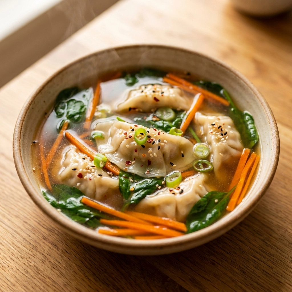 The Ultimate Easy and Delicious Potsticker Soup | Quick Asian Inspired Comfort Food