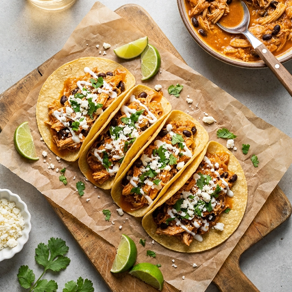 Slow Cooker Fiesta Chicken | Easy Crockpot Mexican Chicken Recipe