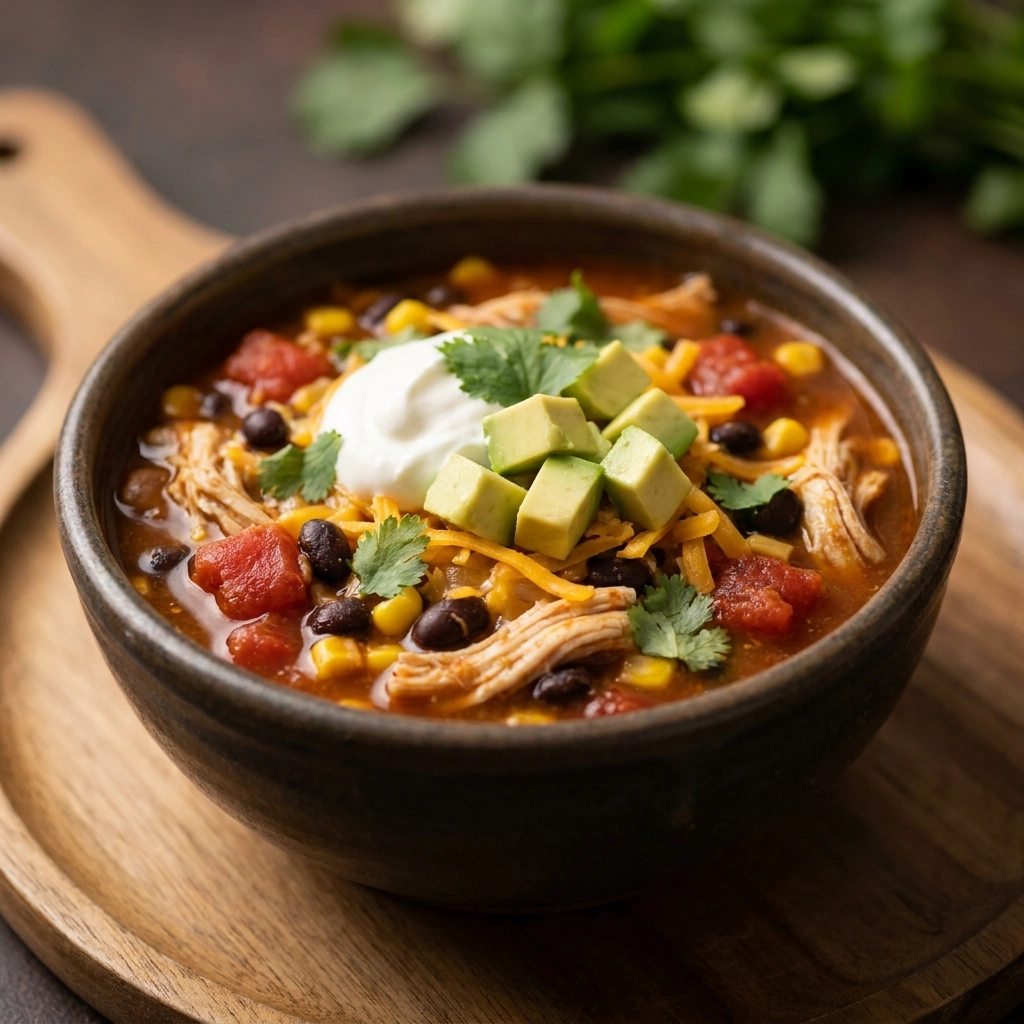 Slow Cooker Chicken Taco Soup: A Chef's Guide to Comfort | Easy Crockpot Dinner