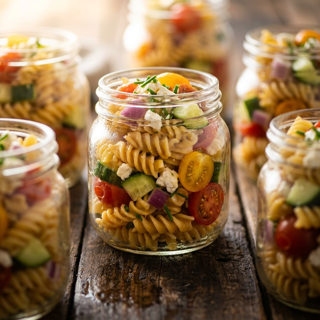 Easy Make-Ahead Lunchbox Pasta Salad Cups Recipe for Perfect Meal Prep | Healthy Lunch Ideas
