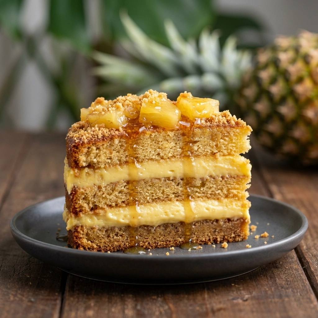 Pineapple Heaven Cake: A Tropical Masterpiece | Easy Pineapple Cake Recipe