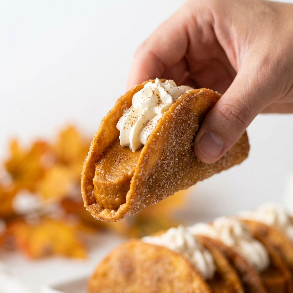 Easy Pumpkin Pie Tacos: A Fusion Fall Dessert | Creative Pumpkin Dessert Ideas