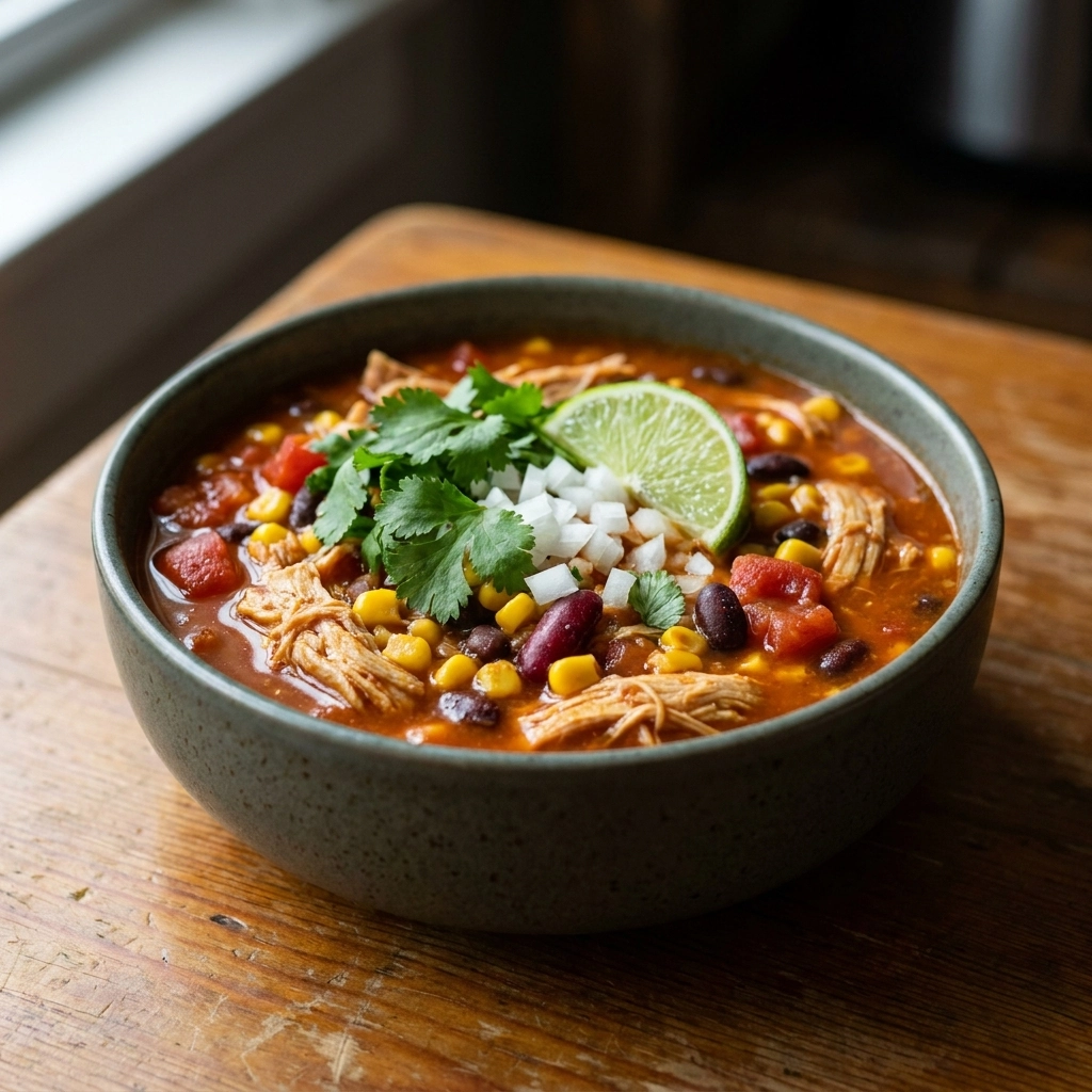 Slow Cooker Chicken Taco Soup: A Chef's Guide to Comfort | Easy Crockpot Dinner