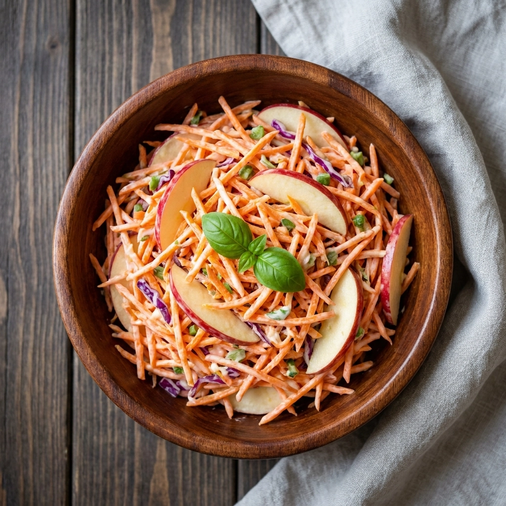 Carrot Apple Salad – A Crisp and Refreshing Delight | Healthy Summer Side Dish