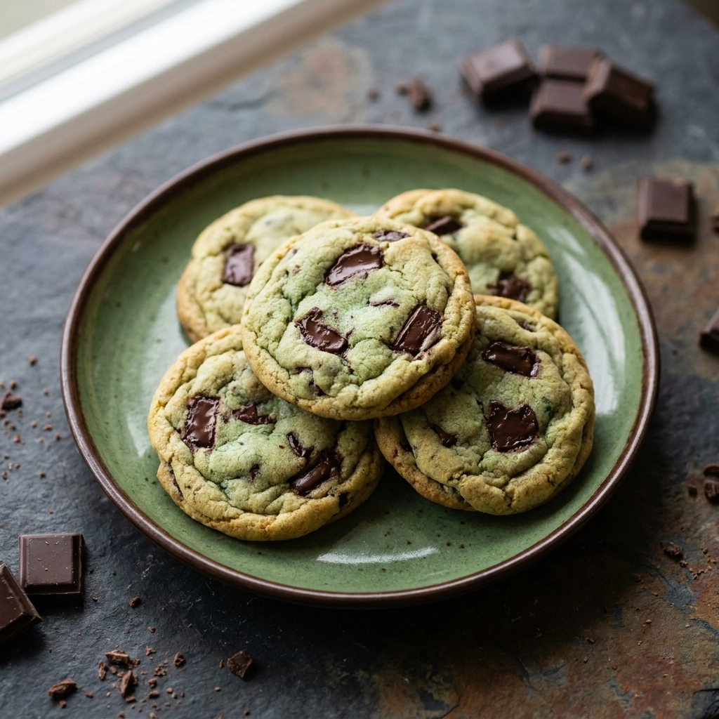Refreshing Mint Chocolate Chip Cookies | Easy Homemade Mint Cookie Recipe