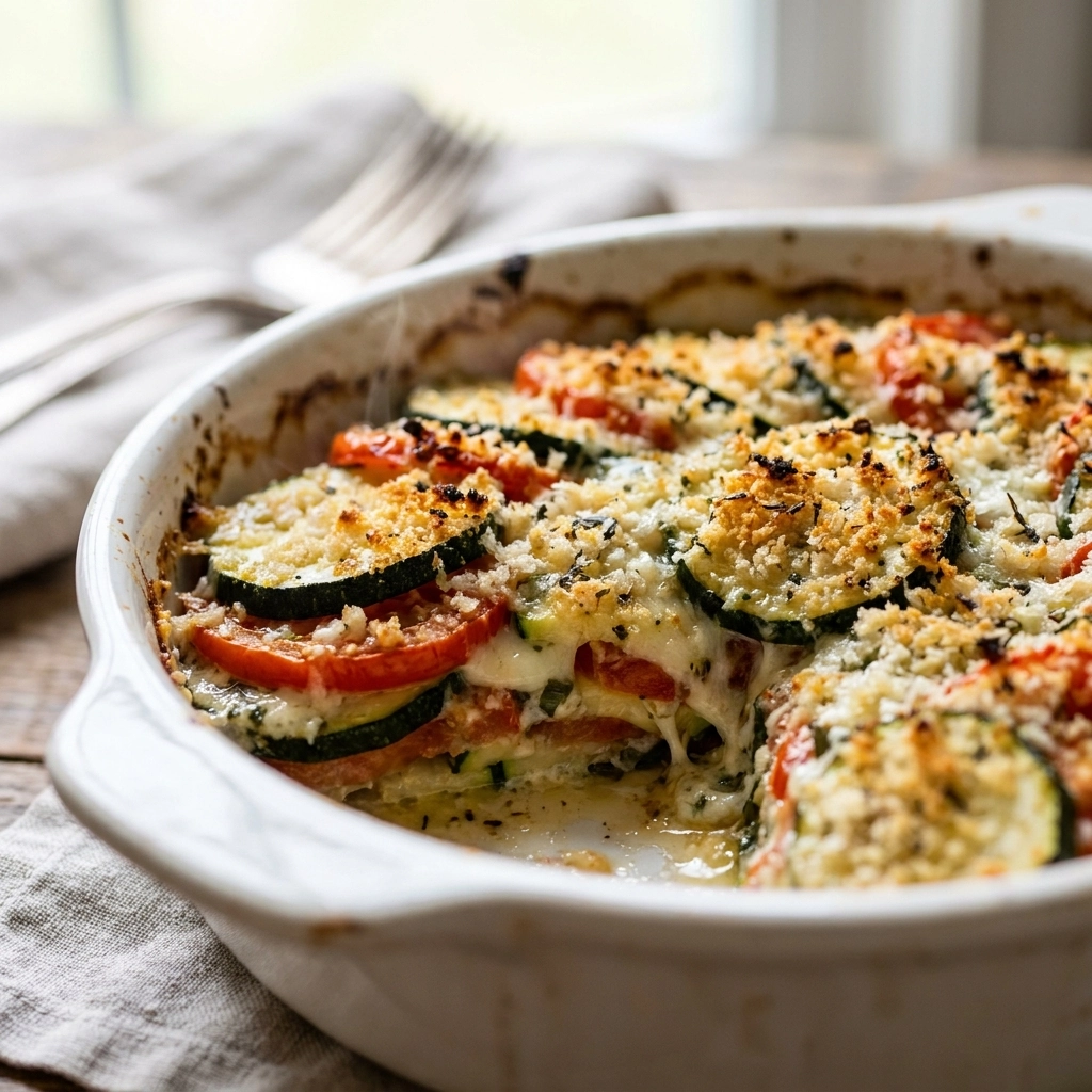 Zucchini and Tomato Casserole is a must-try dish! | Easy Summer Vegetable Bake