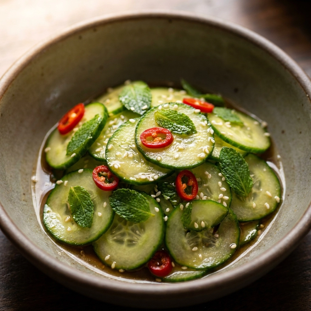 The Ultimate Easy Asian Cucumber Salad: A Masterclass in Balance | Refreshing Side Dish