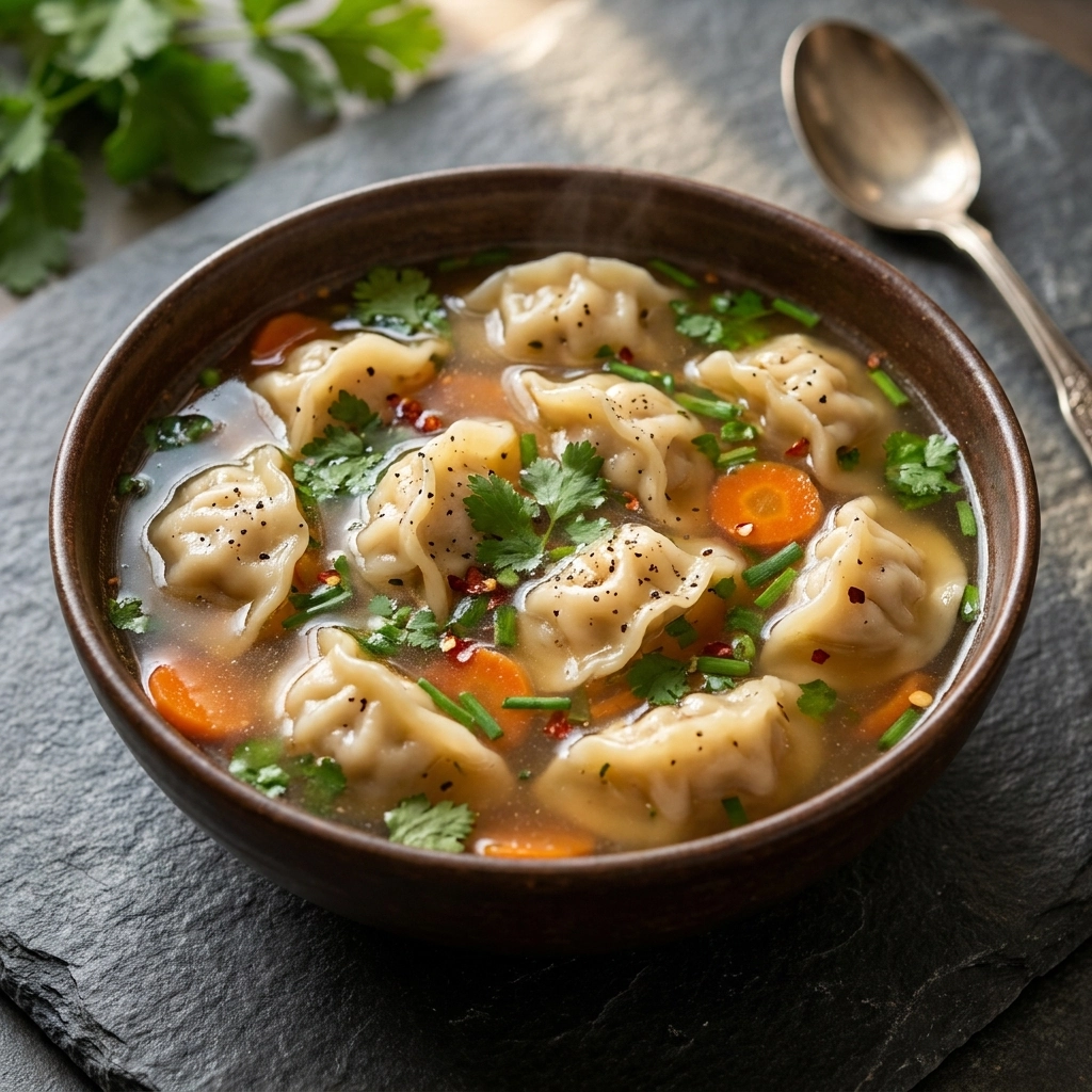 The Ultimate Easy and Delicious Potsticker Soup | Quick Asian Inspired Comfort Food