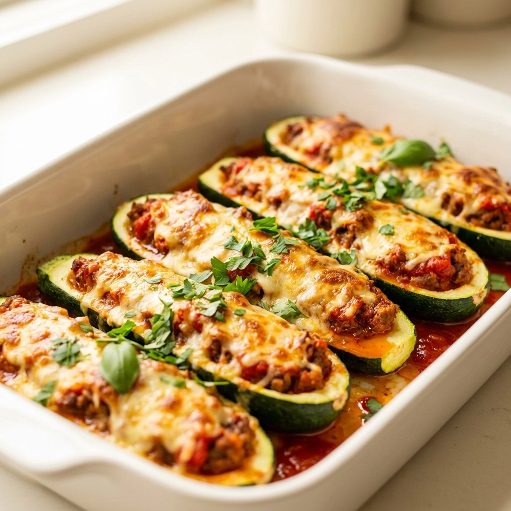 Easy Zucchini Stuffed With Meat Recipe: A Savory Garden Adventure | Stuffed Zucchini