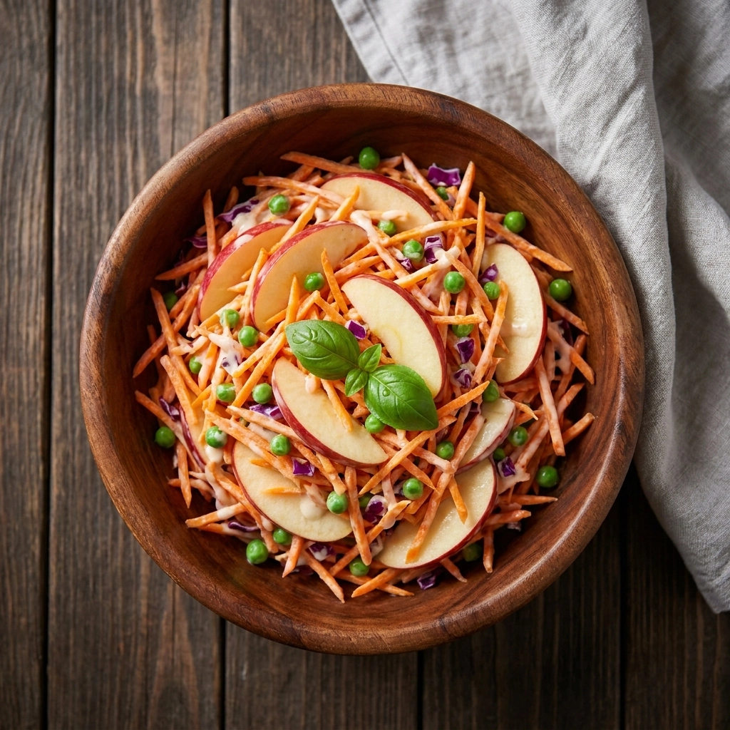 Carrot Apple Salad – A Crisp and Refreshing Delight | Easy Healthy Side Dish
