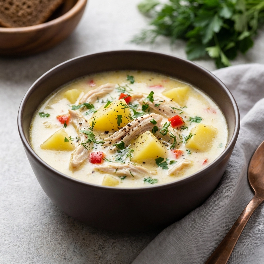 Chicken Potato Soup: A Bowl of Comfort and Warmth | Creamy Chicken Soup Recipe
