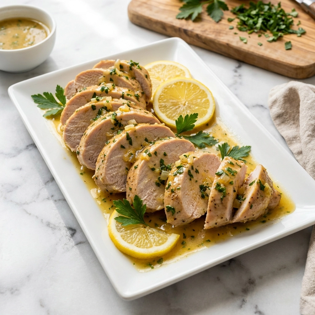 Juicy Slow Cooker Turkey Tenderloin with Garlic and Herbs | Easy Turkey Dinner
