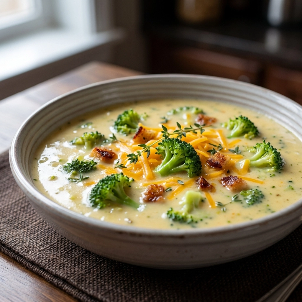 The Ultimate Creamy Broccoli Cheddar Soup | Easy Homemade Broccoli Cheddar Soup